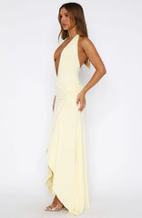 Grande Dame Maxi Dress Lemon