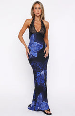 Beyond The Stars Maxi Dress Midnight Tropics